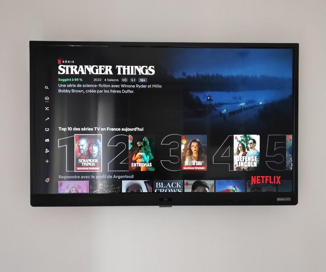 Chic Et Moderne+Wifi+Netflix Apartment Argenteuil Exterior foto